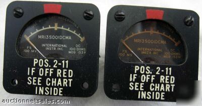 2 international instruments meter audio level guage