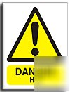 Danger hot sign-s. rigid-300X400MM(wa-040-rm)