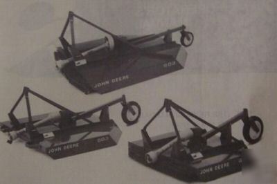 John deere 603, 503, 403 rotary mowers operators manual