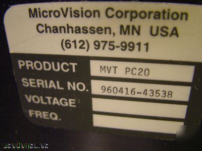 Microvision mvt 2080 wafer inspection station 200MM
