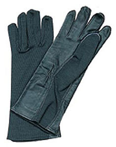 Military spec leather flight gloves black size 8 medium