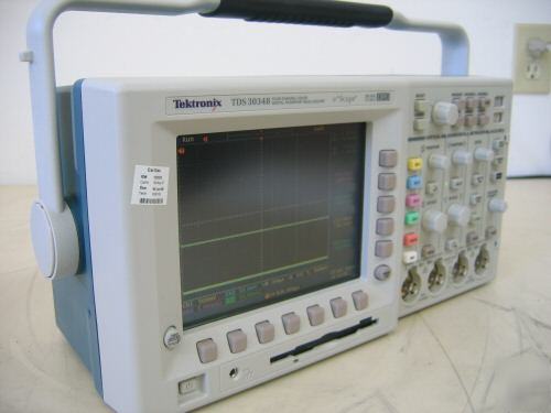 Tektronix TDS3034B oscilloscope, 300 mhz, w/ TDS3GV