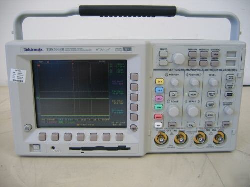 Tektronix TDS3034B oscilloscope, 300 mhz, w/ TDS3GV