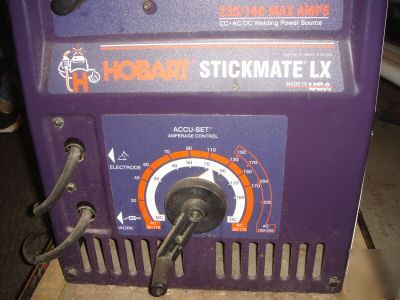 Hobart stickmate lx 235 ac / 160 dc welder buy now 