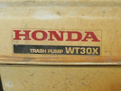 3 inch honda trash pump (used) WT30X