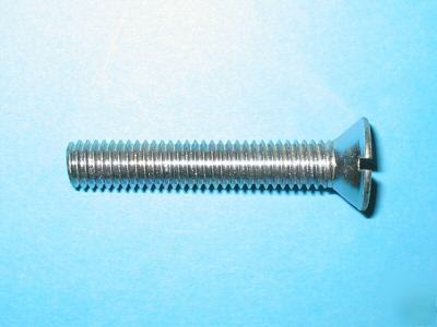 1,000 slotted flat machine screws - size: 6-32 x 1