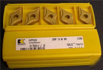 30 kennametal dnmp 542K KC950 indexable carbide inserts