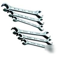 6 piece superkormeÂ® sae and metric flare nut wrench set