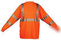 Ansi osha class 3 iii 2 ii safety shirt vest orange xl