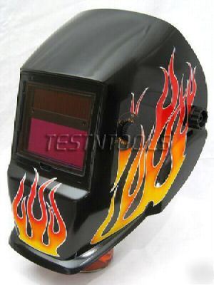 Antec auto-darkening welding helmet - fire 