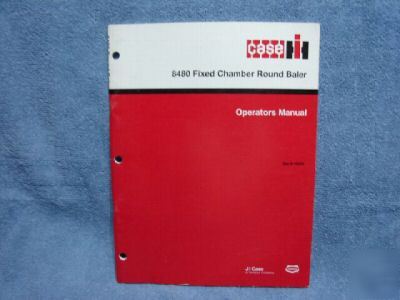 Case ih 8480 fixed chamber round baler operator manual