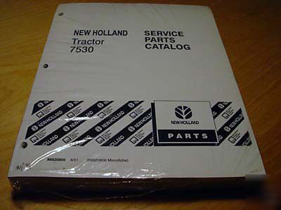 New holland 7530 tractor parts manual catalog ford nh