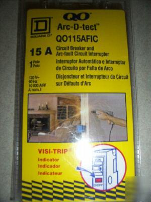 New square d circuit breaker QO115AFIC - 