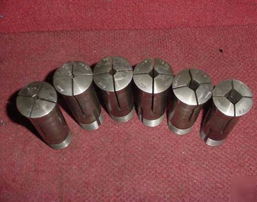8W/8WN wade lathe square collets, hardened & ground