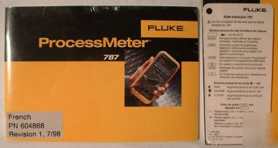 Fluke process meter 787 french francais user manual