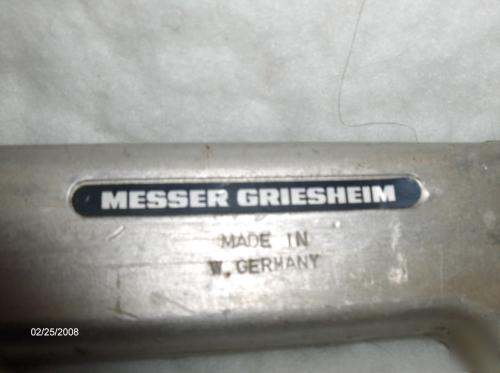 Messer griesheim welding torch~18