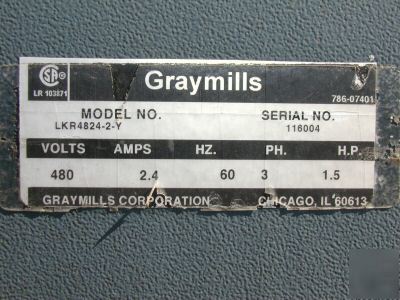 Graymills liftkleen industrial parts cleaner