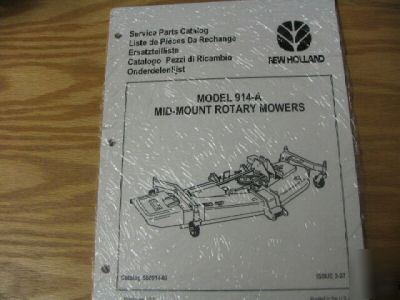 New holland 914-a mowers parts catalog new