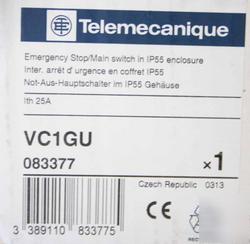 New telemecanique emergency stop / main switch VC1GU - 