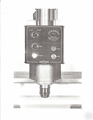 Rottler F2VB cylinder boring machine use before sunnen 