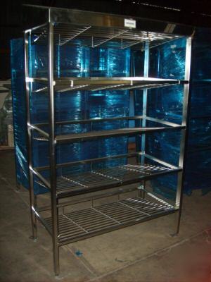 Stainless steel ultra clean shelves