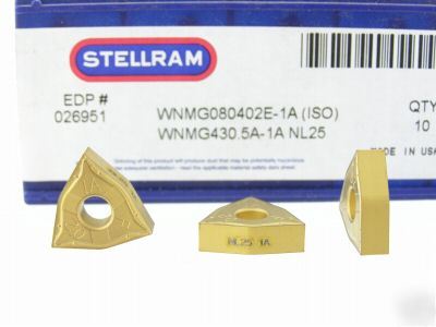 30 stellram wnmg 430.5 a-1A NL25 carbide inserts O626