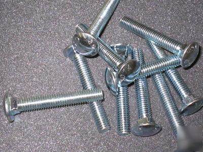 50 carriage bolts - size: 1/2-13 x 8