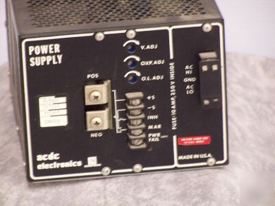 Acdc electronics ac to dc power supply p/n RS5N60