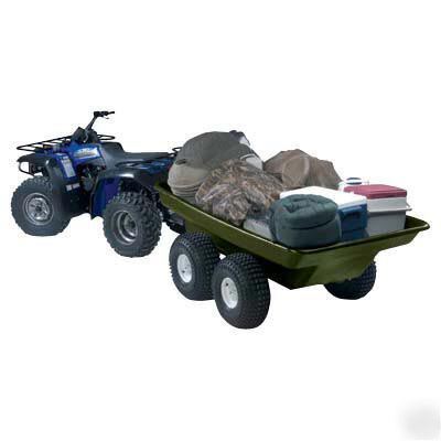 Atv & lawn tractor wagon - 4 wheel - 2,500 lb cap 65 cf