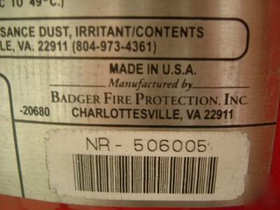 Badger fire protection, comm rolling fire extinguisher 