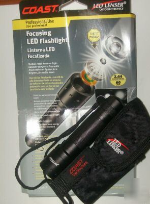 New coast led lenser focusing tac torch flashlight $69