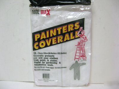 New painters coveralls front zipper one size fits all