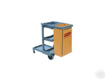 New rubbermaid janitor cart/cleaning trolley - 