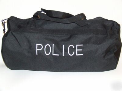 Perfect fit duffle bag with police logo