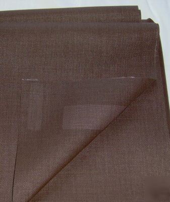 Shearweave 2000- 10% openness fabric - brown - 60 x 110