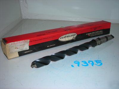  cleveland taper shank oil hole drill 15/16'' #3MT