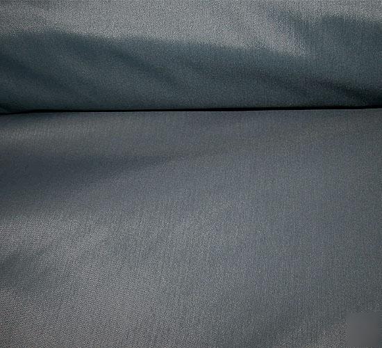 New steel gray 200 denier oxford nylon fabric. dwr
