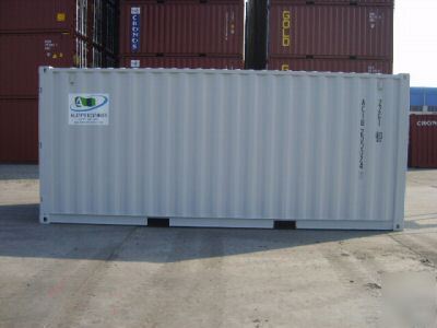 New storage containers: 20' cargo shipping container