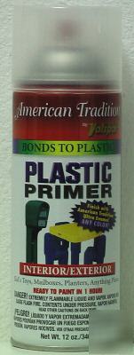 5 cans of american tradition plastic primer - clear