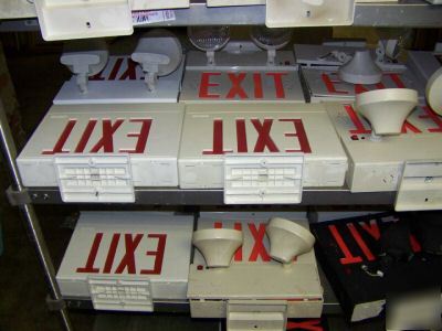 Exit signs mixed lot of 25
