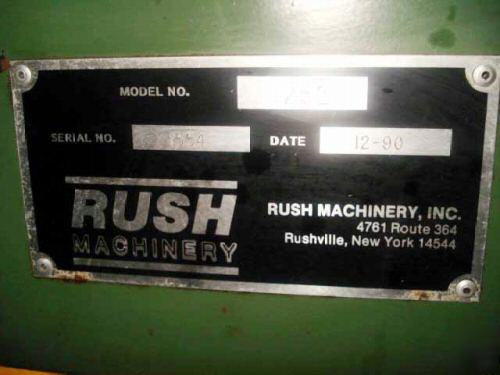Rush model 252S semi automatic drill and tool grinder