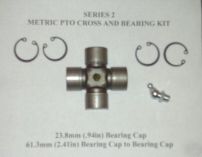 Series 2 metric pto cross & bearing kit, (u-joint)