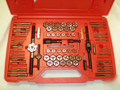 Snap on tap and die 69 piece set, was 76 piece