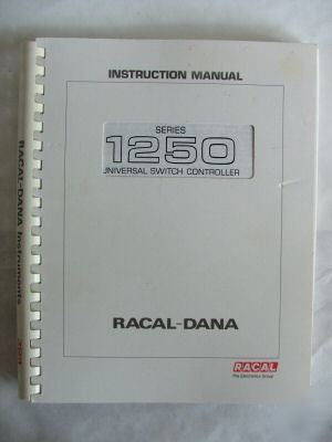 Racal-dana 1250 switch controller manual (schematics)