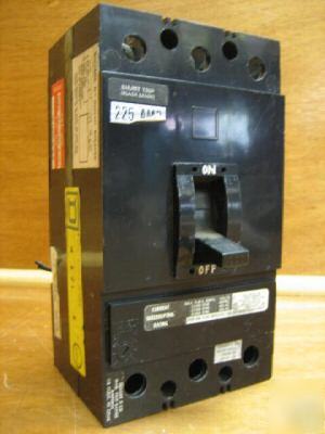 Square d circuit breaker KAL36225-6152 225AMP 225A amp
