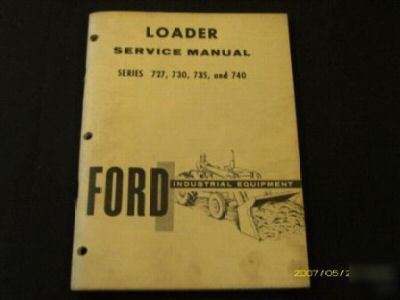 Ford 727 730 735 740 loader service repair manual