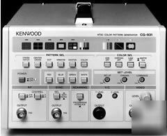 Kenwood cg-931 color pattern generator