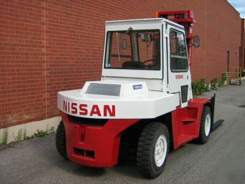 Nissan 15000LBS forklift diesel fork lift truck outdoor