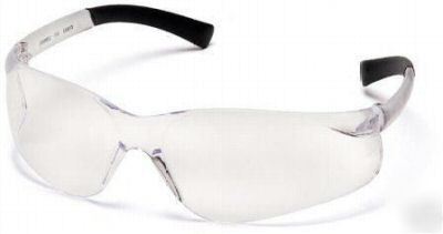 New 6 pyramex ztek clear impact rated safety glasses