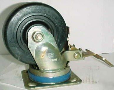 Industrial material truck caster set of 4 ea 5